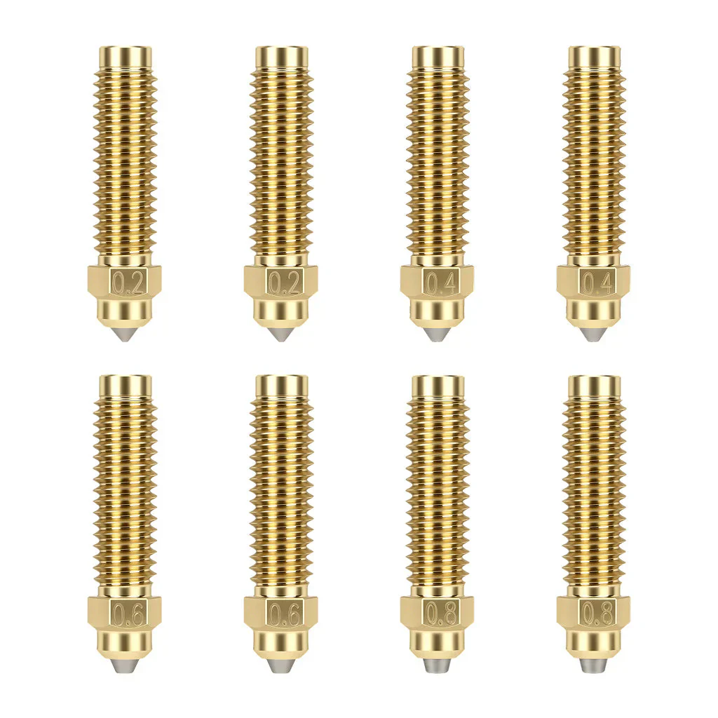 Elegoo - CC/CC2 - Kit de Buses en Laiton et Acier Trempé (Nozzle Kit) - Tailles Multiples - 8 pcs - Image 2