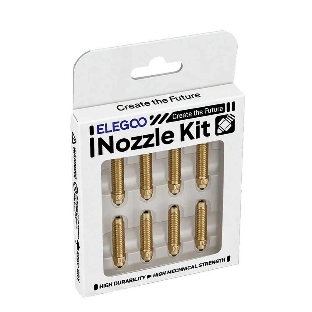 Elegoo - CC/CC2 - Kit de Buses en Laiton et Acier Trempé (Nozzle Kit) - Tailles Multiples - 8 pcs - Image 4
