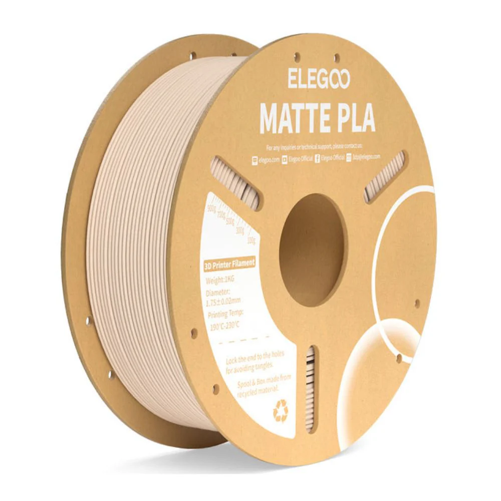 Elegoo - Matte PLA - Beige - 1,75 mm - 1 kg - Image 2