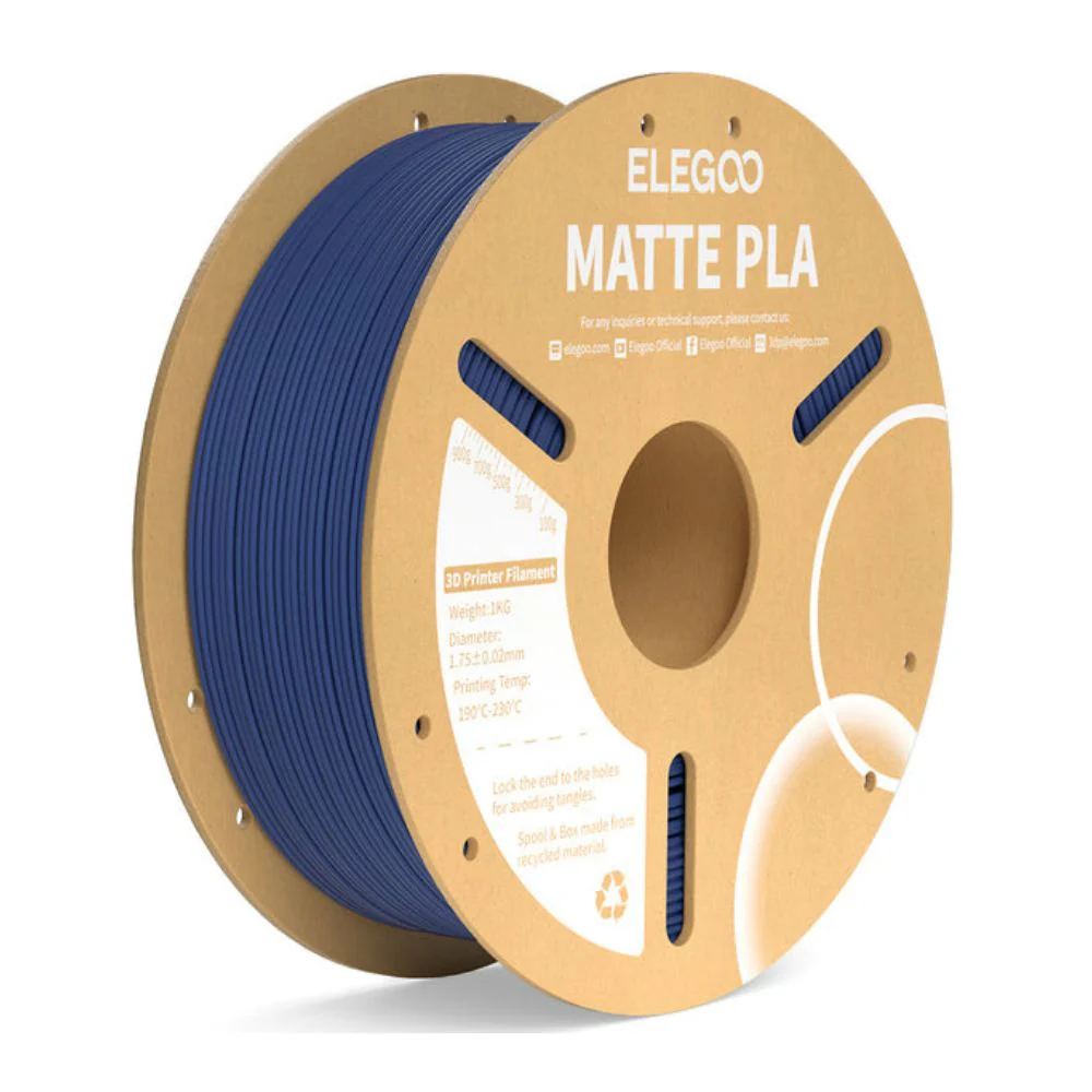 Elegoo - Matte PLA - Bleu Marine (Navy Blue) - 1,75 mm - 1 kg - Image 2