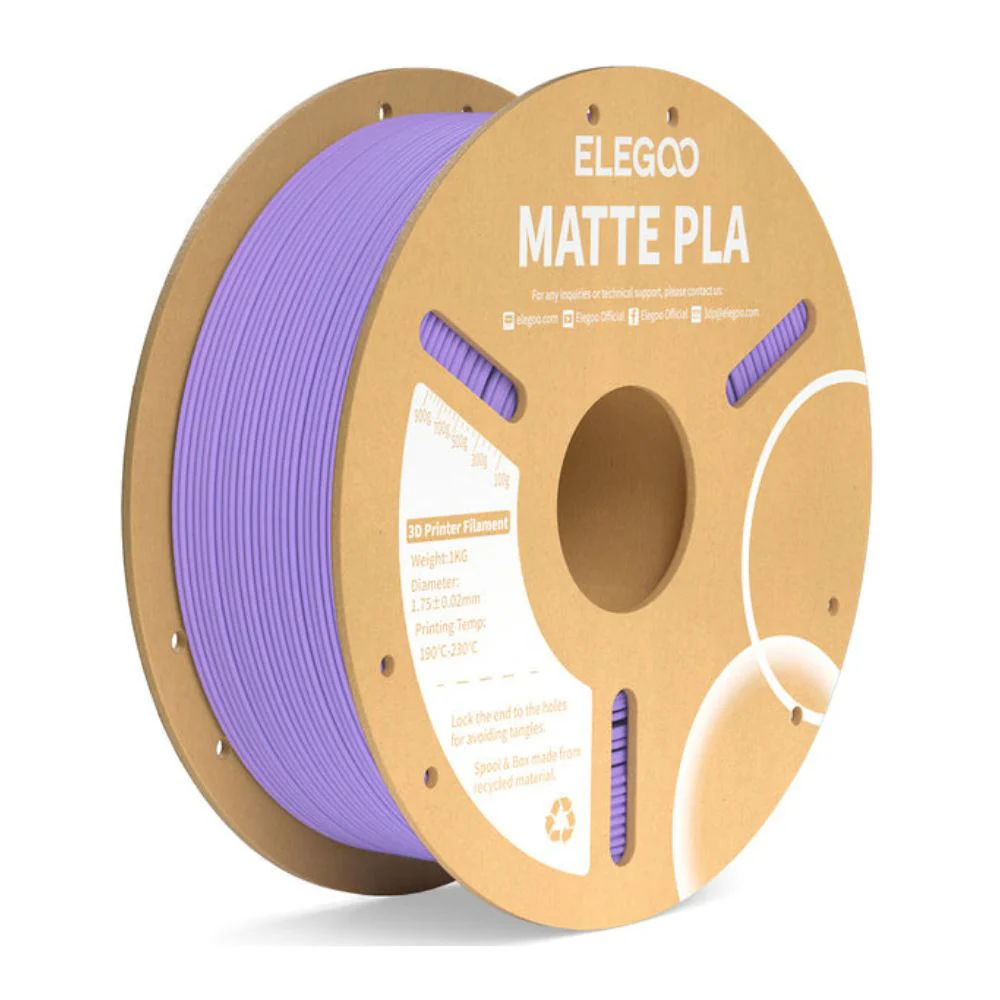 Elegoo - Matte PLA - Lavande (Lavender Purple) - 1,75 mm - 1 kg - Image 2