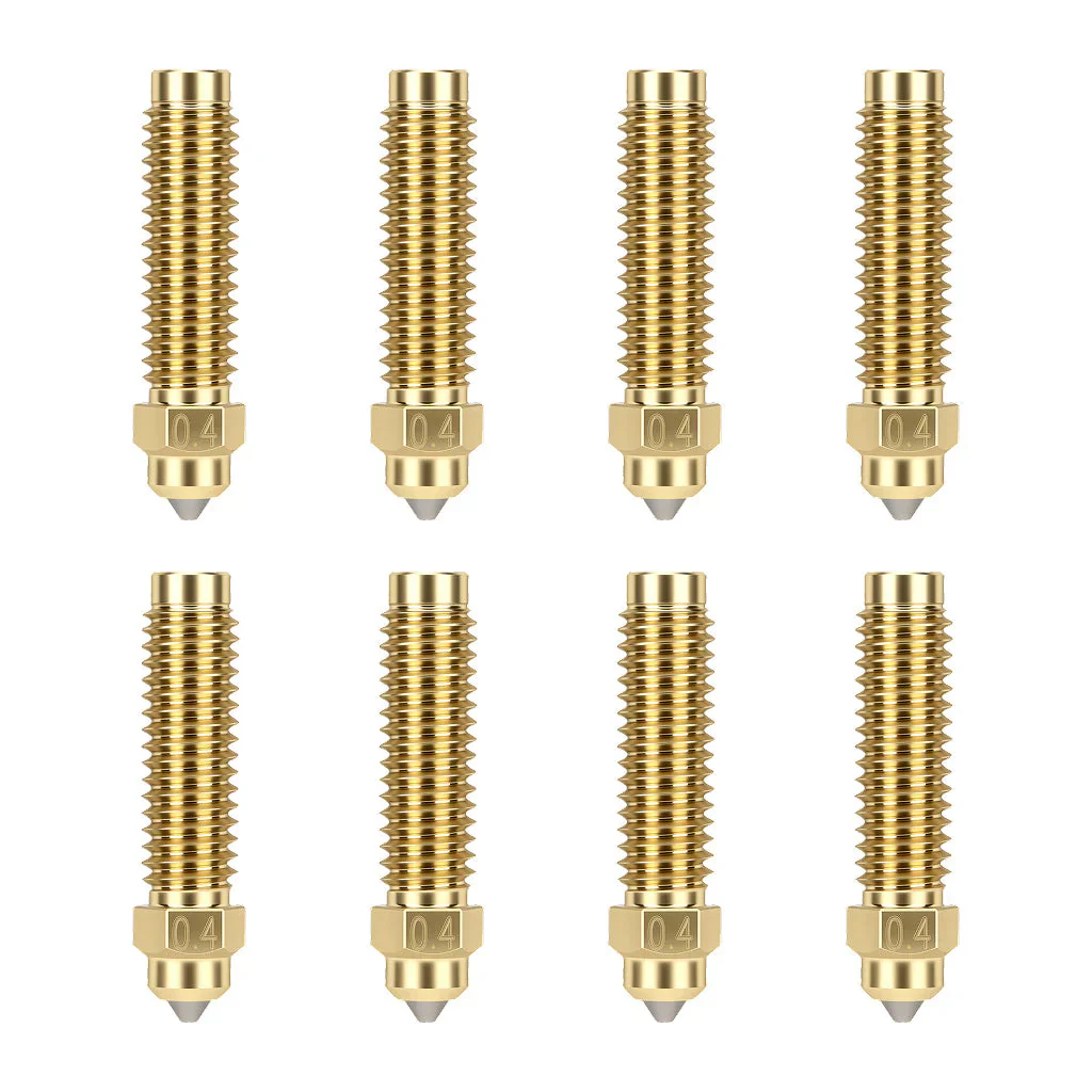 Elegoo - CC/CC2 - Kit de Buses en Laiton et Acier Trempé (Nozzle Kit) - 0.4 mm - 8 pcs - Image 2