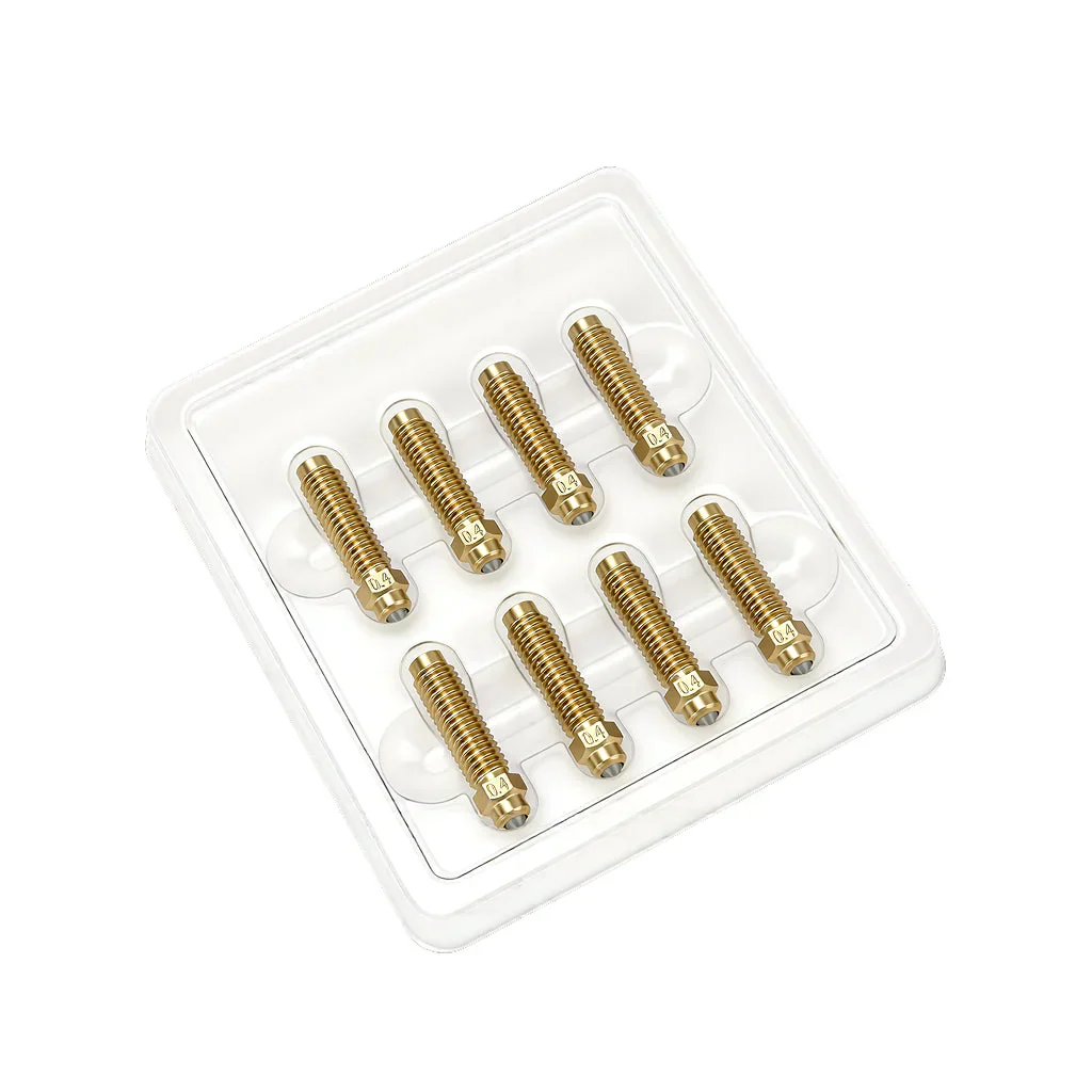 Elegoo - CC/CC2 - Kit de Buses en Laiton et Acier Trempé (Nozzle Kit) - 0.4 mm - 8 pcs - Image 3