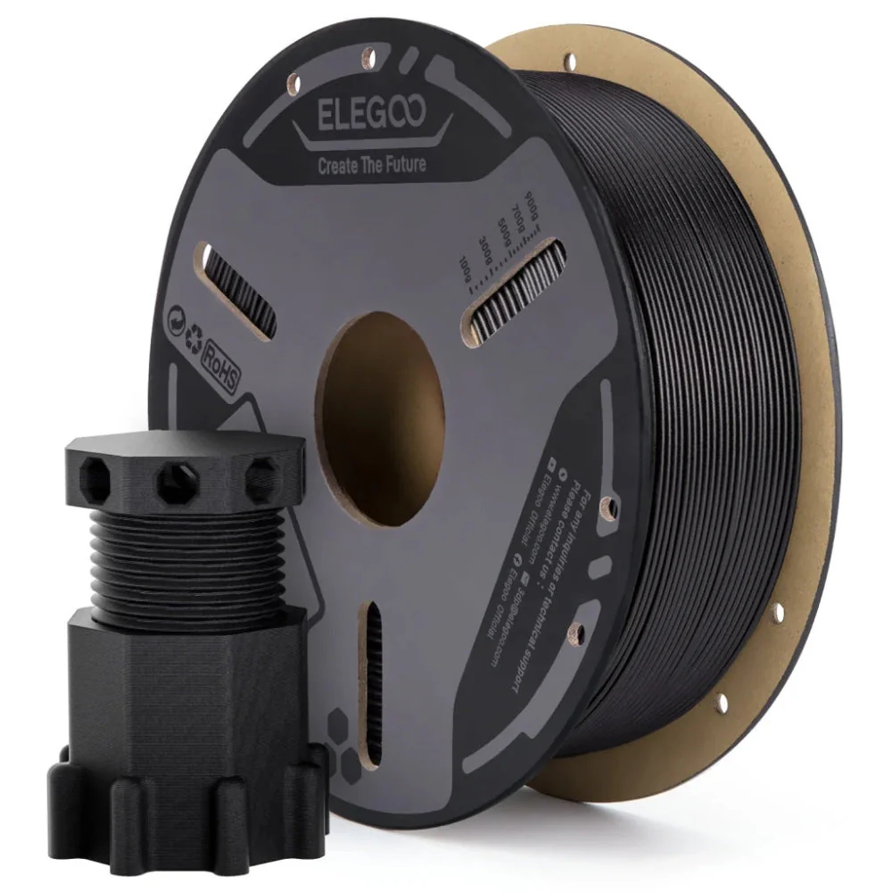Elegoo - PETG-CF - Noir (Black) - 1,75 mm - 1 kg