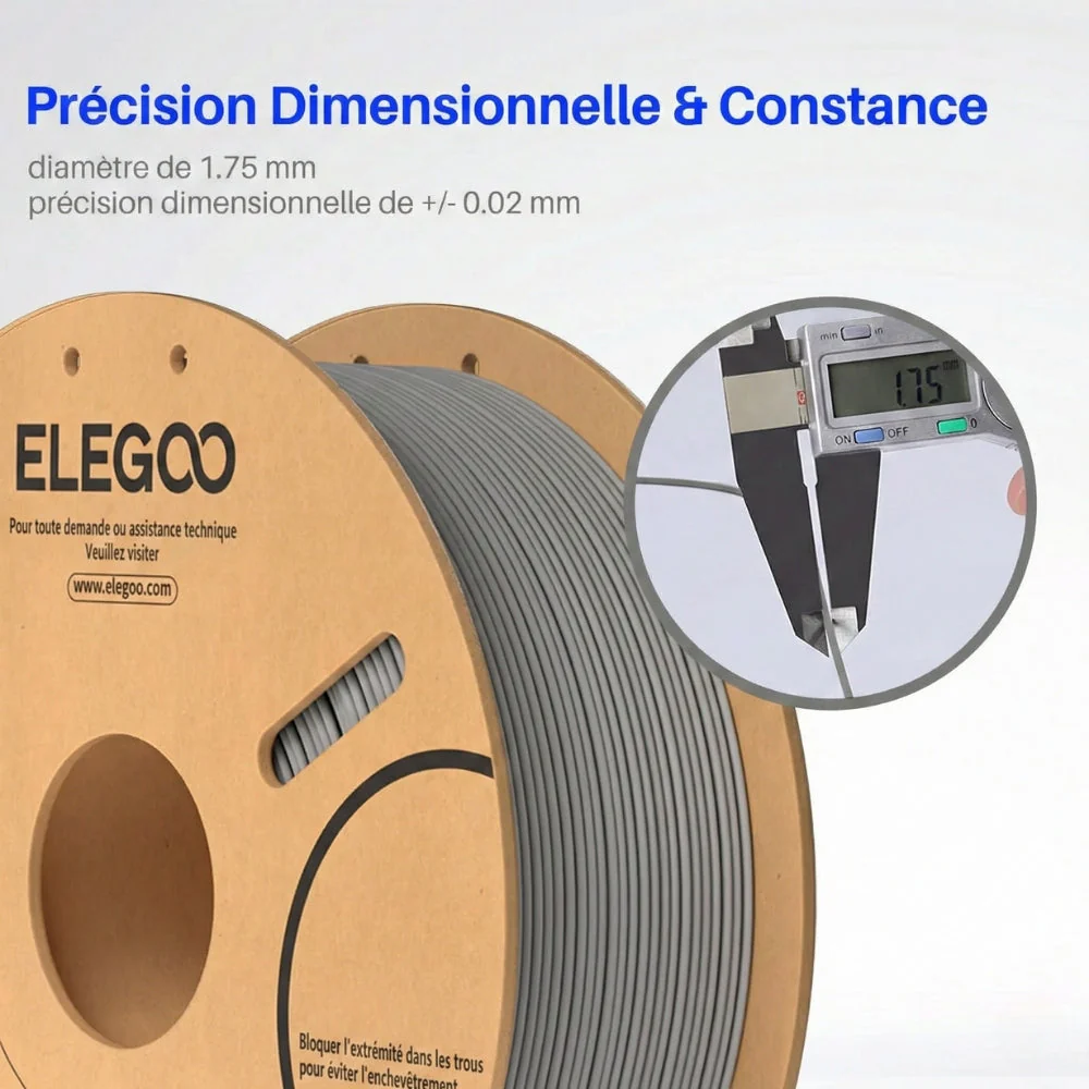 Elegoo - PLA - Rose (Pink) - 1,75 mm - 1 kg - RFID - Image 6